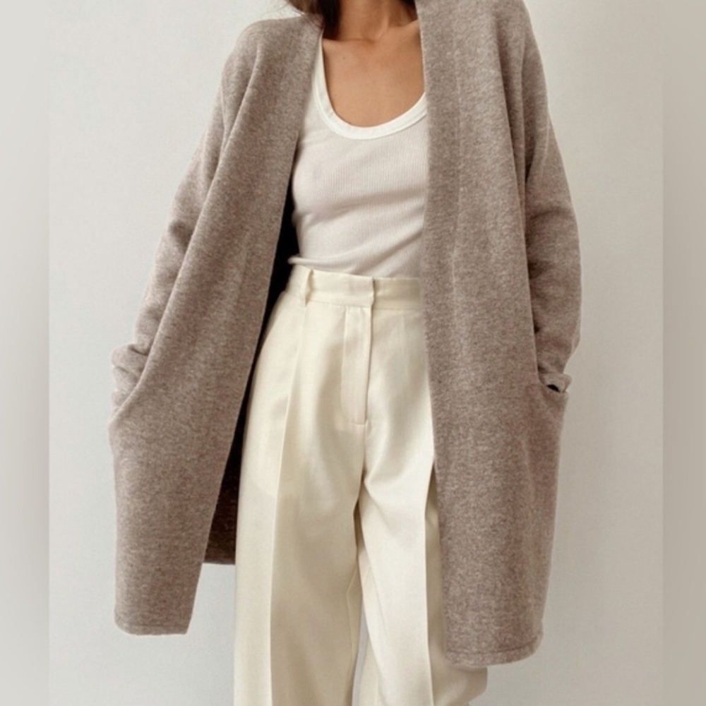 🌸 Jenni Kayne open cardigan yak blend XS
